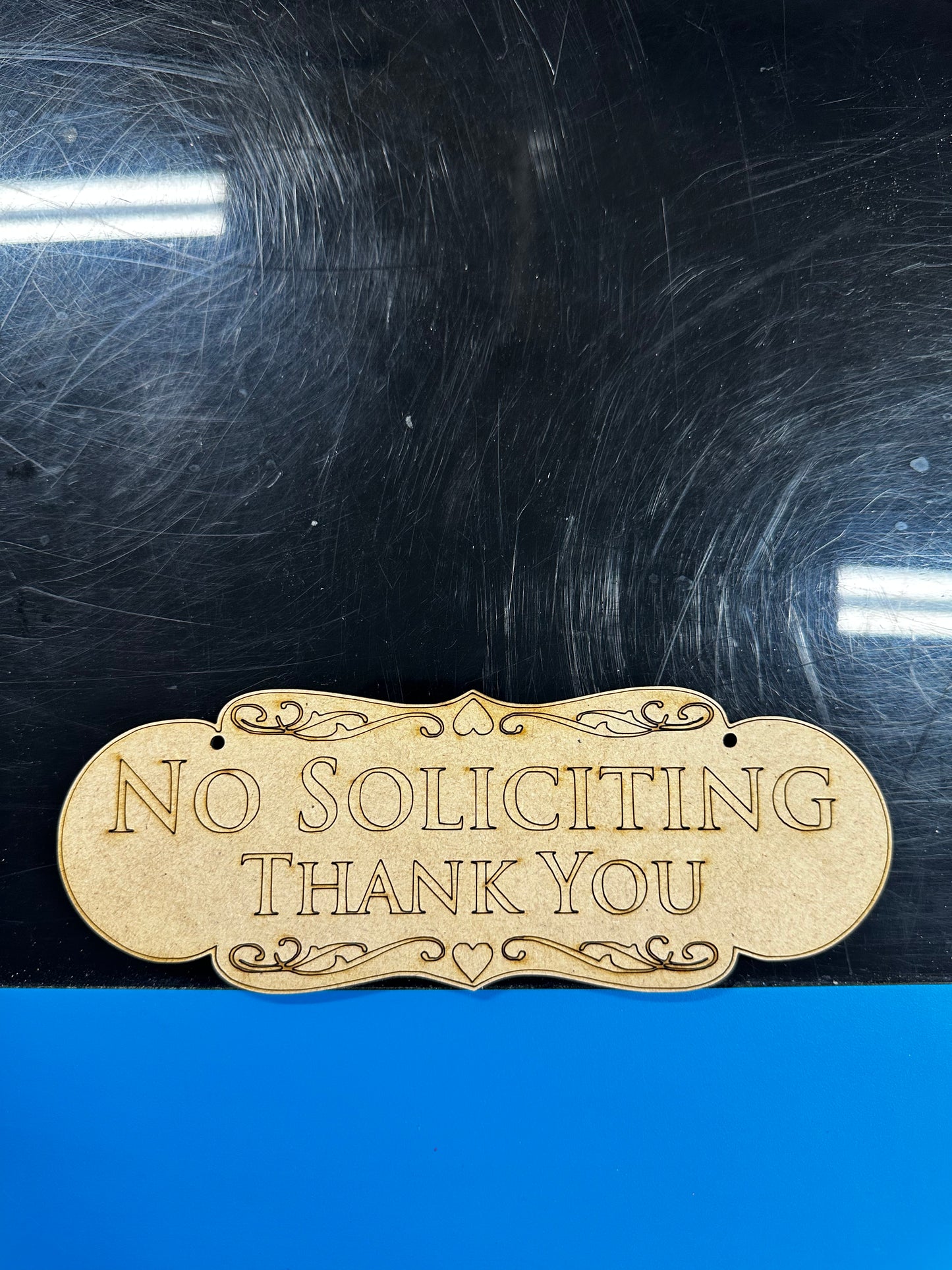 No soliciting door signs