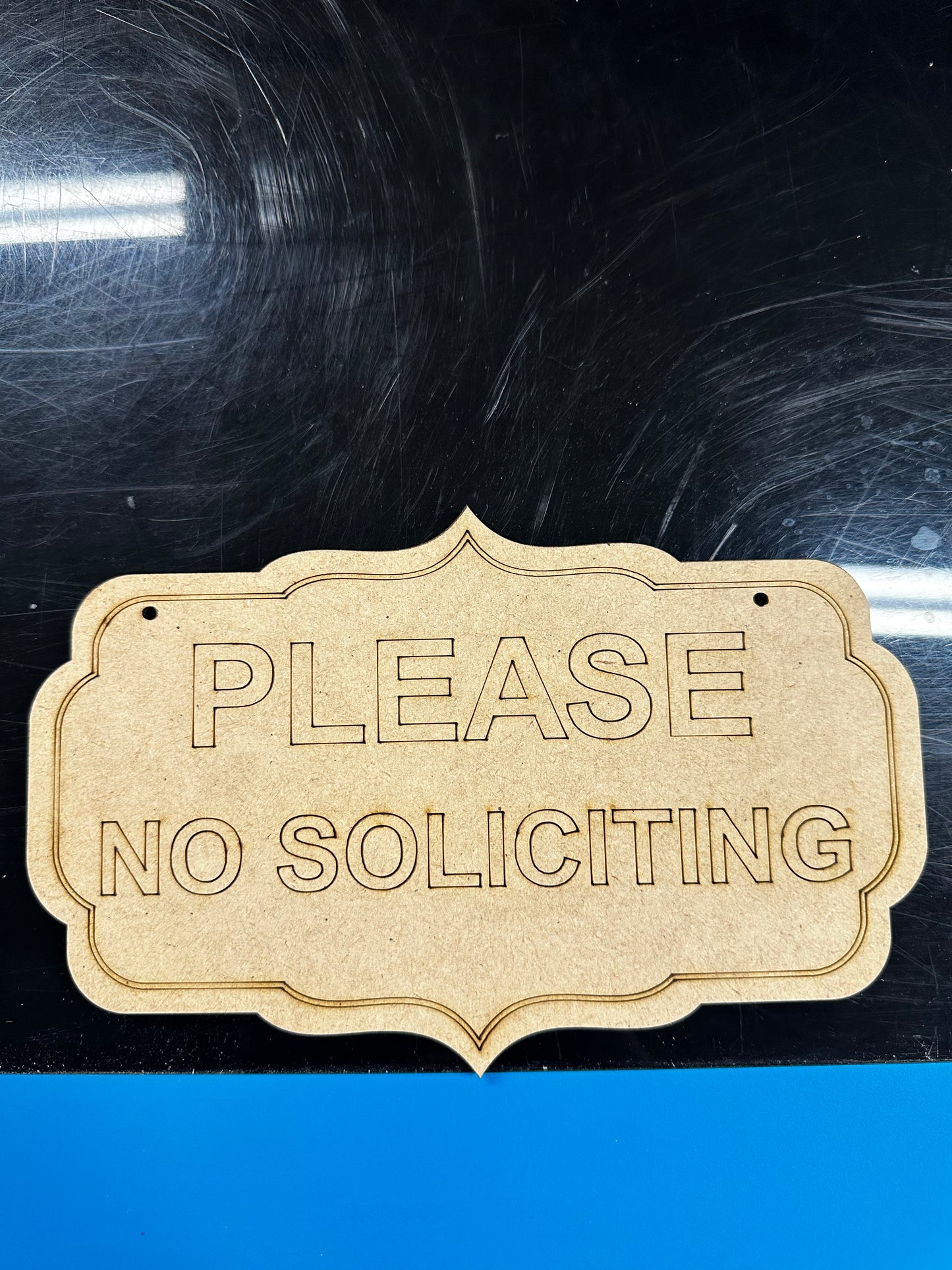 No soliciting door signs